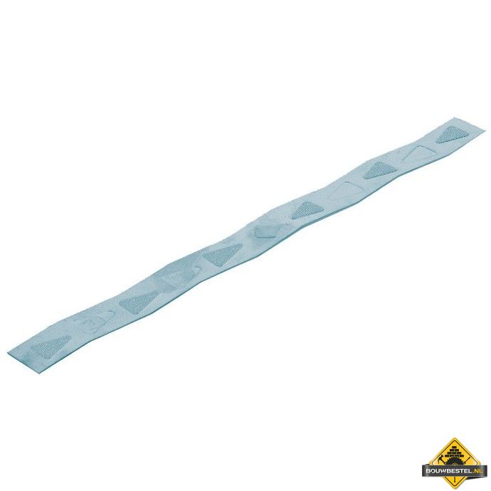Lijmkoppelstrip Zig Zag 270X20X0.5mm RVS 304 - 20 Stuks