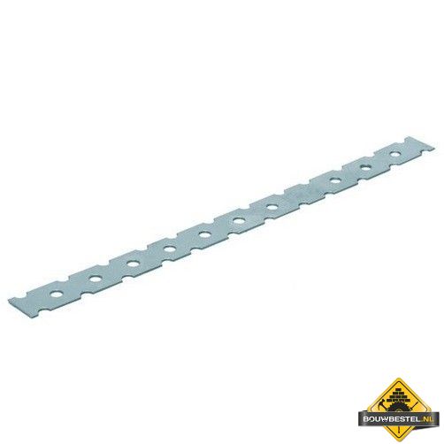 Lijmkoppelstrip 200X22X0.7mm 115x2 Sendzimir verzinkt - 10 stuks