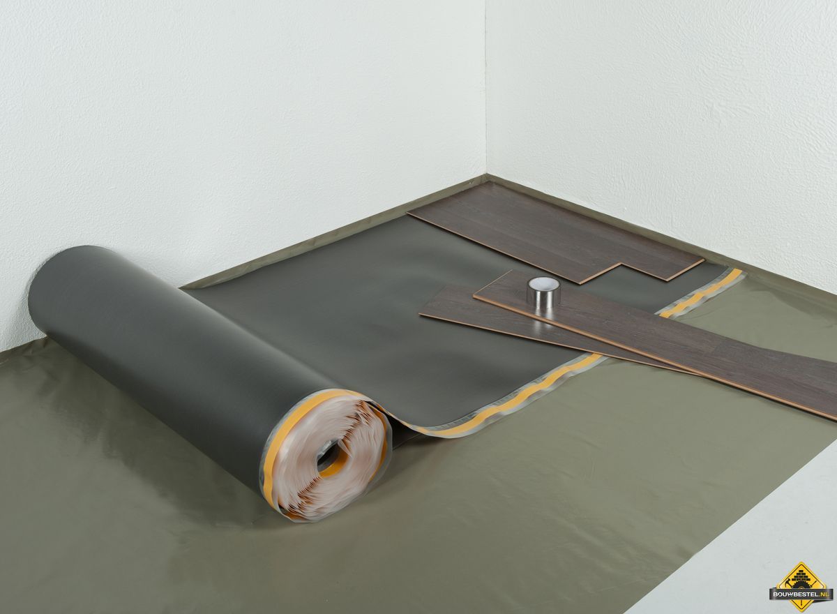 Iso Cell Ondervloer - Minimale reductie 10DB | 4mm 1x15m | 15 m2 per rol