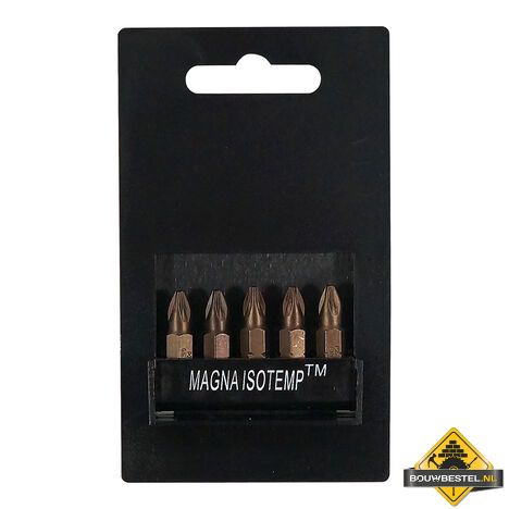 Schroefbit | Magna-isotemp PZ3 | 5 stuks | 25mm | Super Prof