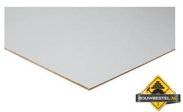 MDF plaat 3mm wit gelakt PEFC 122 x 244 cm