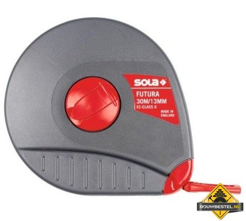 Landmeter glasfiber SOLA Futura FT 30mx13mm. kunststof