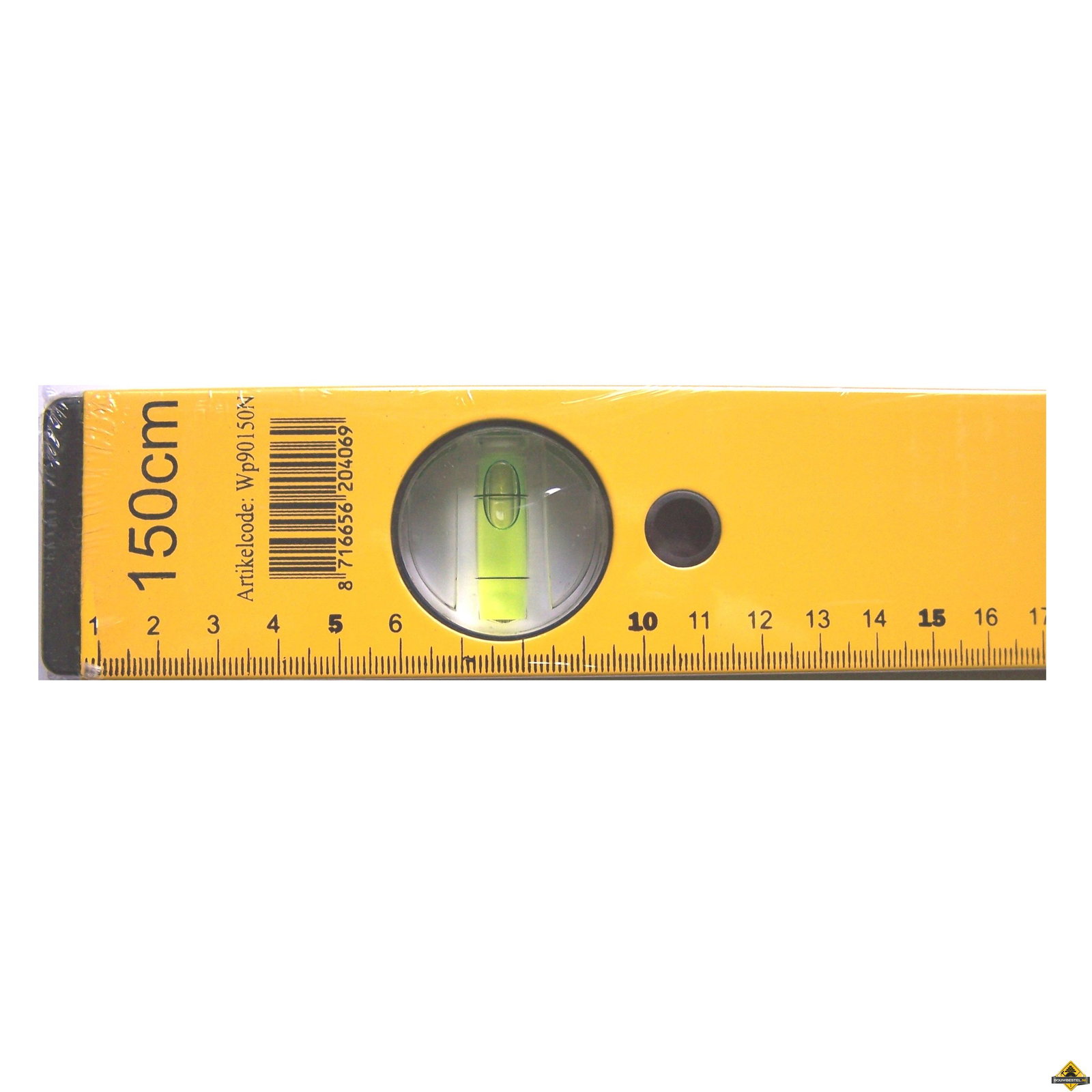 Memolon Aqualizer bouwwaterpas met 3 libellen - 180 cm