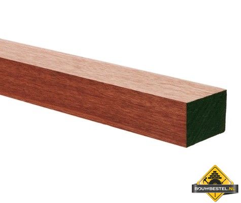 Meranti balk gevlakt gestreken 100%pefc 63x90x2450 (2.45 meter) (netto 54x80)