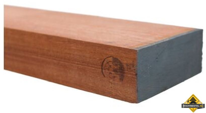 Meranti balk gevingerlast 60 x 144 mm 590 cm geschaafd PEFC