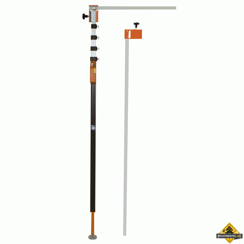 Nedo mEssfix-S meetstok met arm voor vrachtwagens - 1.45 - 5.16 m