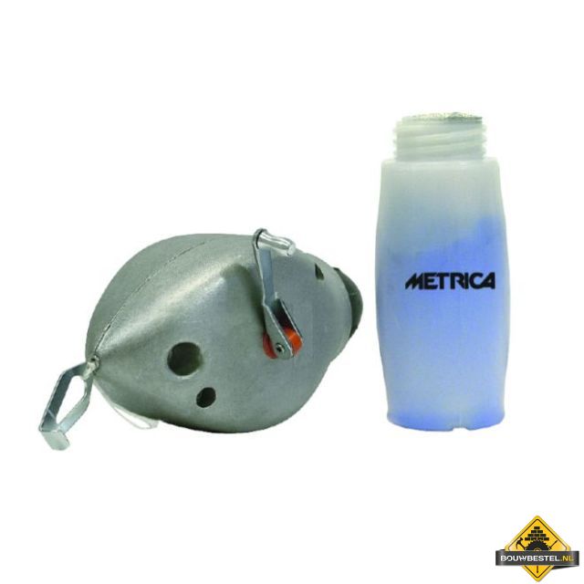 Metrica slaglijnmolen set 30m aluminium incl. 100g blauw poeder in blister