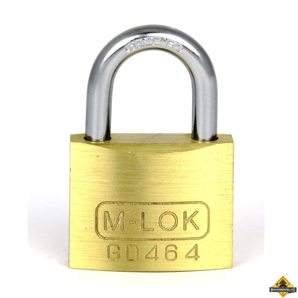 M-LOK messing hangslot gelijksluitend - 40 mm