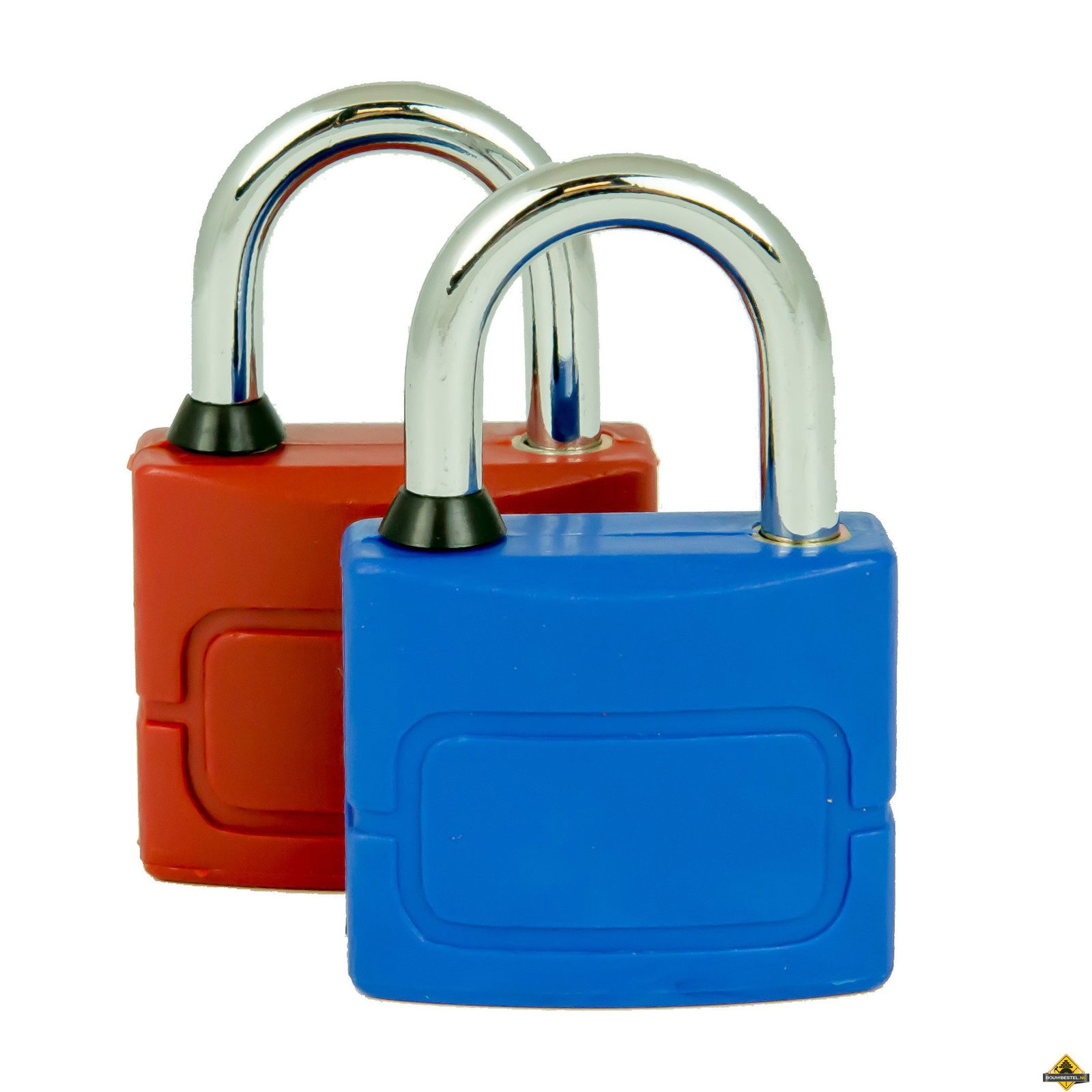M-LOY blauw messing hangslot gelijksluitend - 40 mm