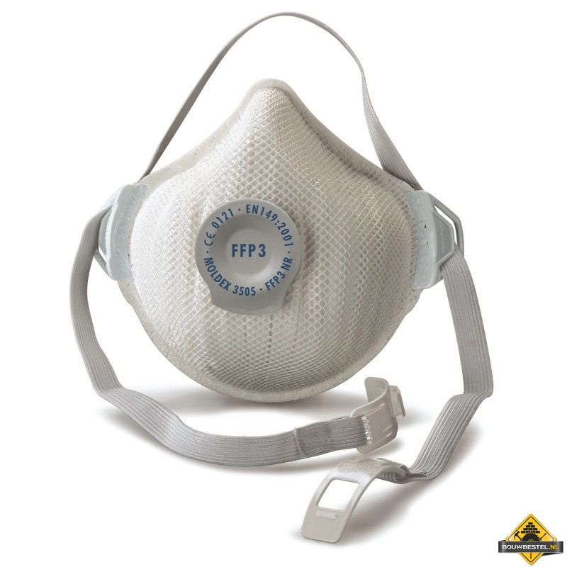 Moldex | 3505 FFP3 fijnstofmasker + ventiel | per 5 stuks | Super Prof