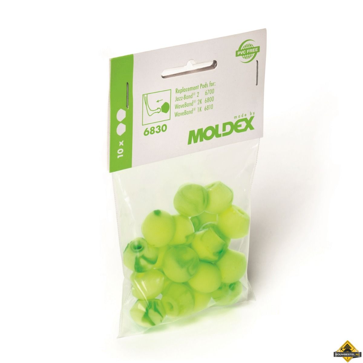 Moldex | 6830 vervangingsdoppen Waveband | per 10 stuks | Super Prof