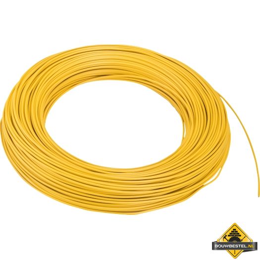 Montagesnoer Eca H05V-K Eca 0,75 mm2 geel | 100 meter