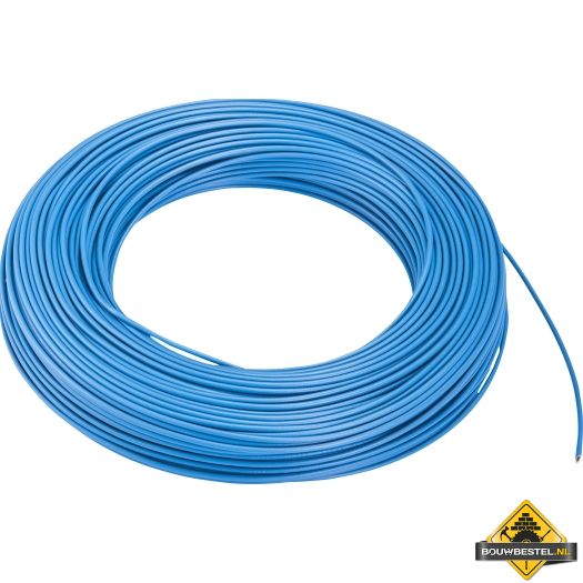 Montagesnoer Eca H07V-K Eca 4,0 mm2 blauw | 100 meter