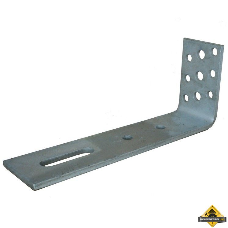 Muurplaathoek 70X17-120X290-70x8mm Thermisch verzinkt - per stuk