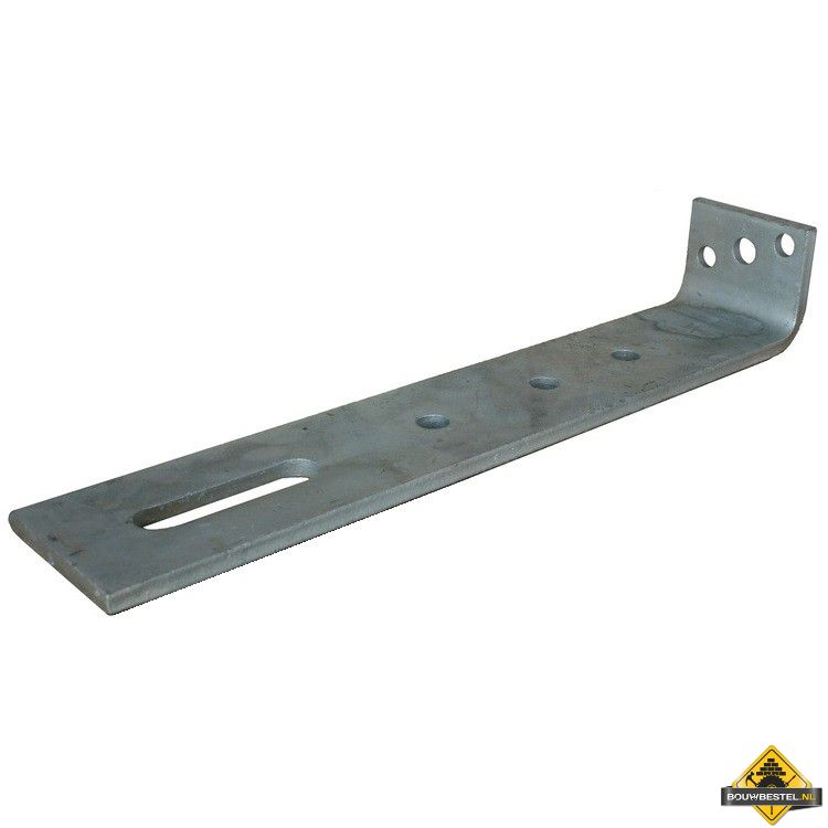 Muurplaathoek 70X17-60X350-70x8mm Thermisch verzinkt - per stuk