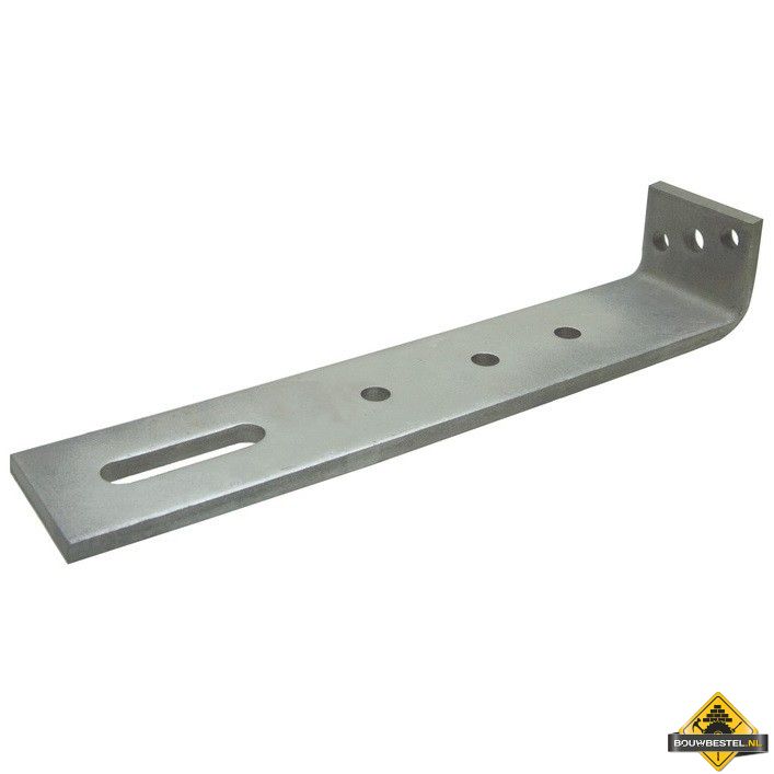Muurplaathoek 70X17-60X350-70x10mm Thermisch verzinkt - per stuk