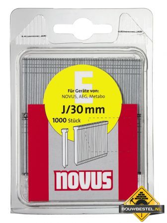 Novus nagels (brads) E J 30MM . 1000 st.