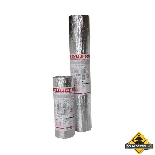 Noppisol Aluminium Noppenfolie Enkel 1.2x10m (=12m2)