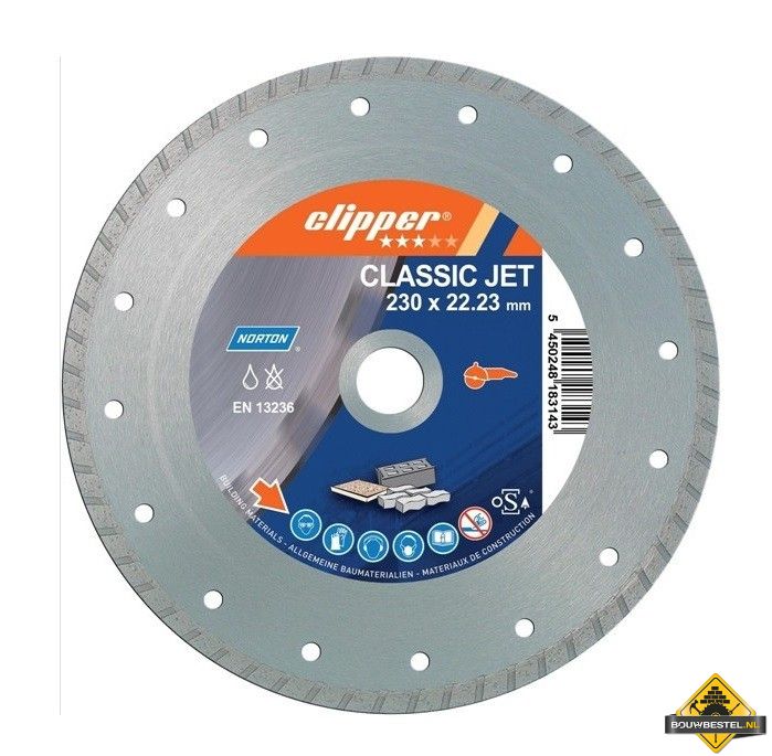 Diamantschijf classic jet 230mm asgat 22.23