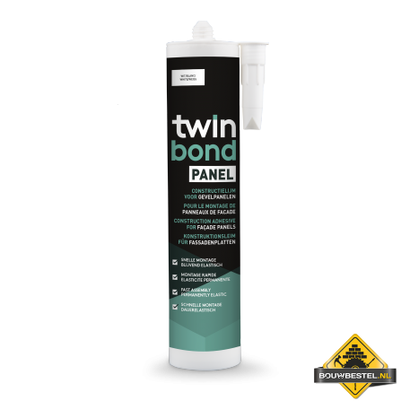 Novatech Twinbond Panel | Constructielijm gevelpanelen | Wit | 310 ml