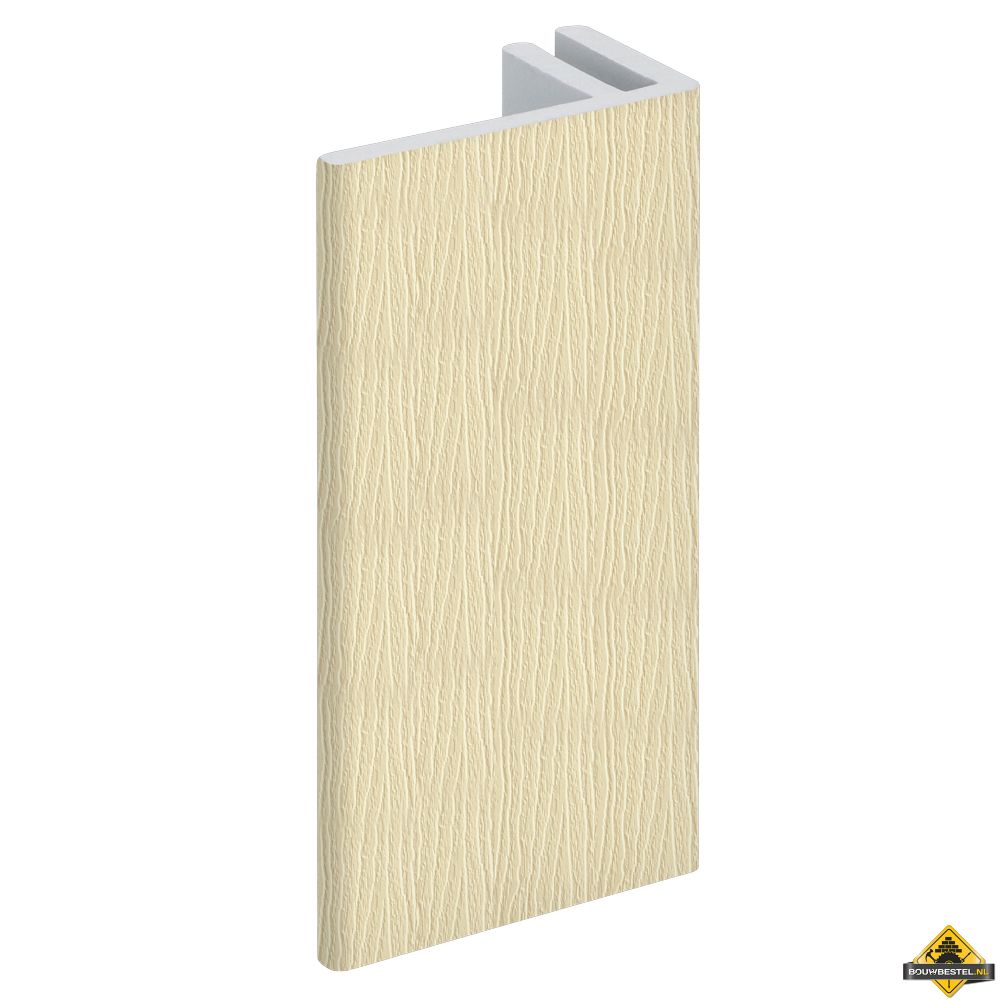 Eindprofiel 45mm Novicell voor basis aluminium eindprofiel Sahara beige 600 cm