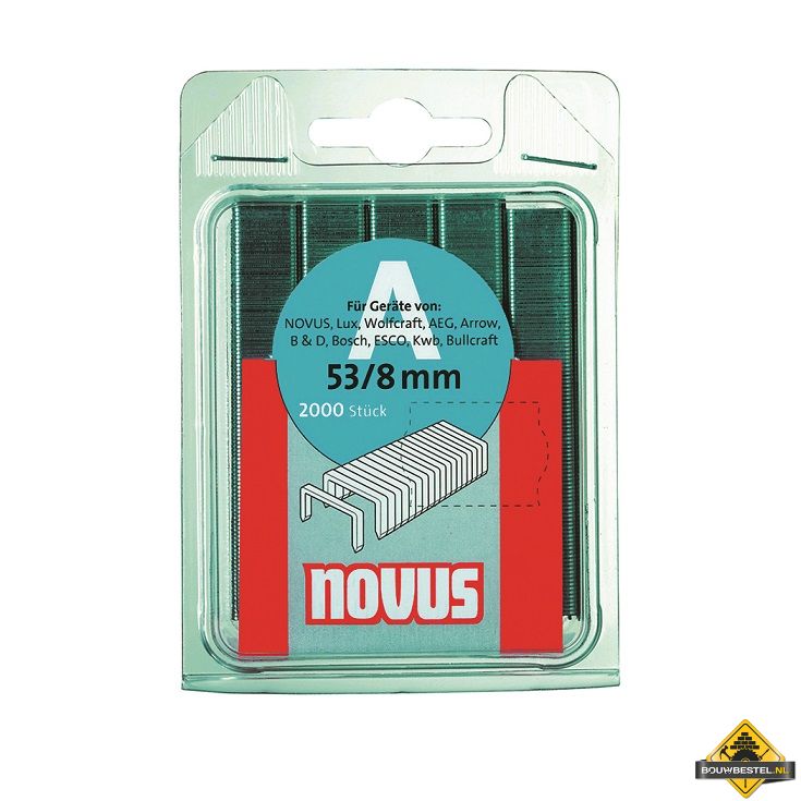 Novus dundraad nieten A 53 6mm. 2000 st.