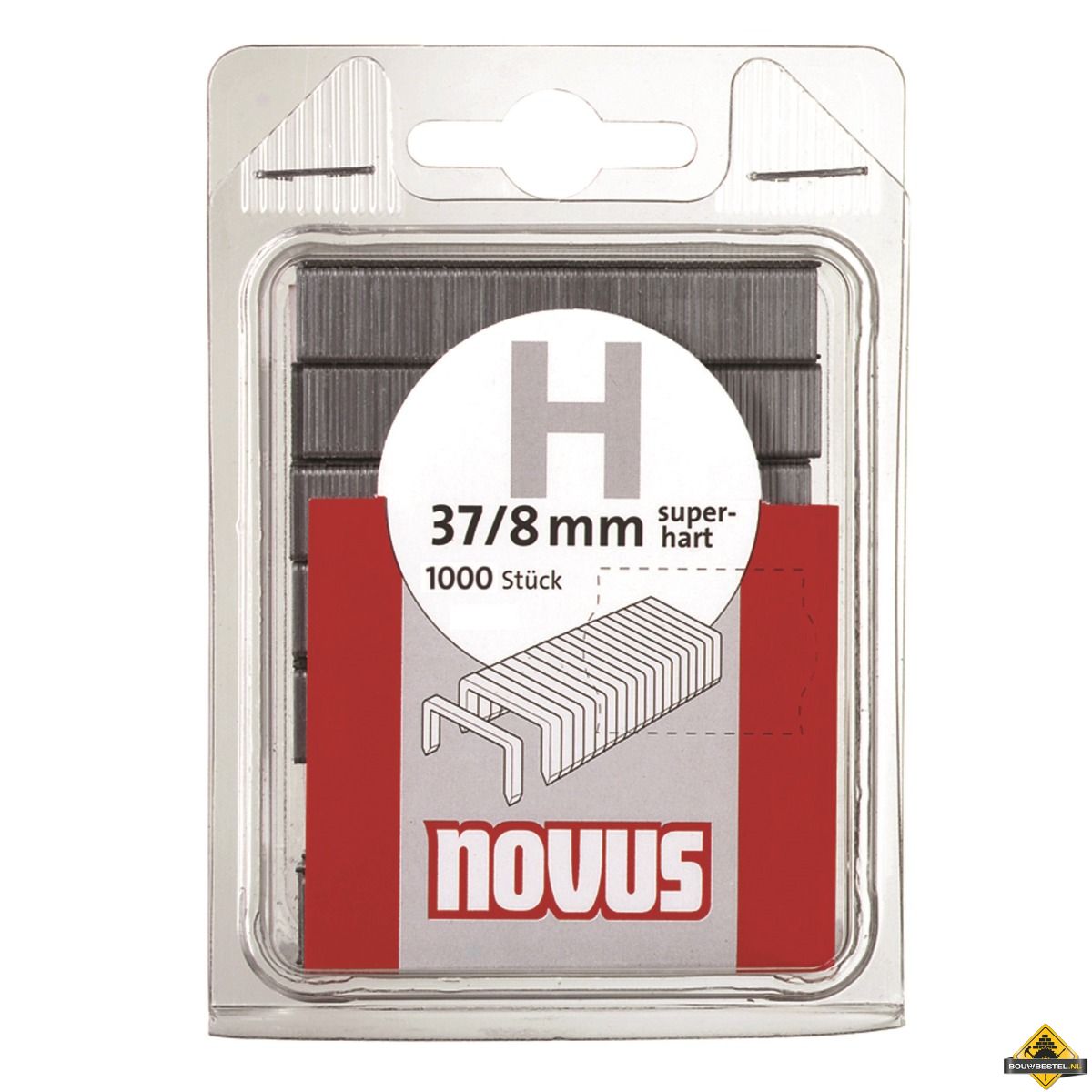Novus dundraad nieten H 37 10 mm. 1000 st.