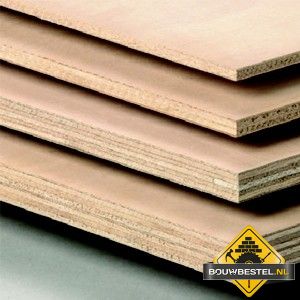 Okoume multiplex 18mm ongegrond 122x250