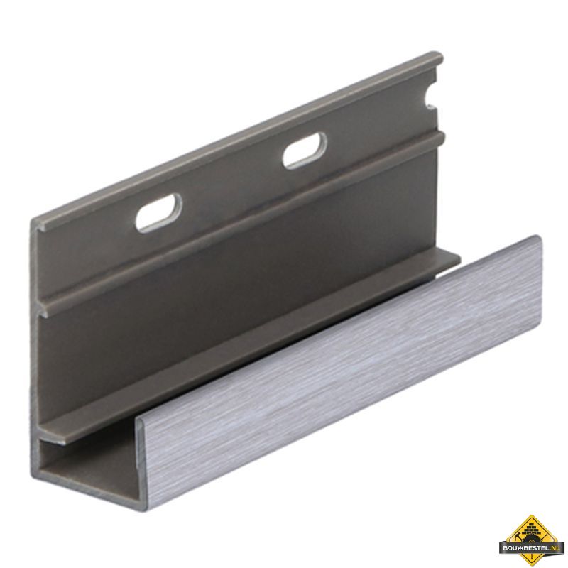 Omrandingsprofiel met ontwatering Keralit Wit eiken - Modern eiken (bestelnr. 2809)