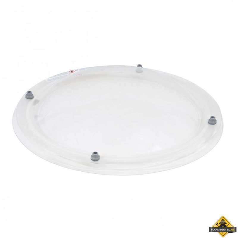 Lichtkoepel 50cm 2-Wandig AC Opaal Bolvormig (TIJDELIJK NIET LEVERBAAR)