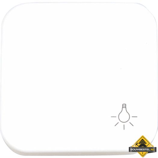 Opus 1 bedieningselement met licht symbool helder wit