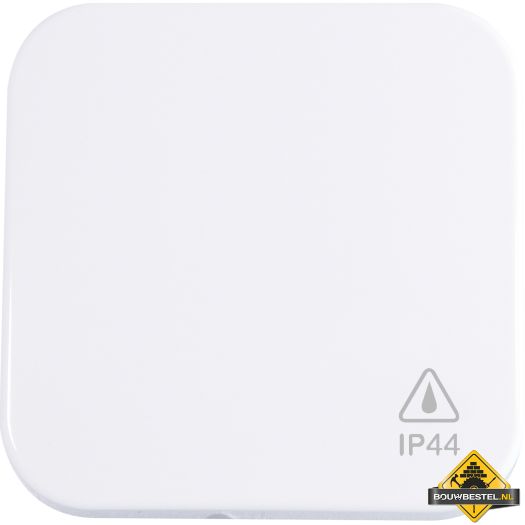 Opus 1 IP44 bedieningselement wipschakelaar, alpinewit