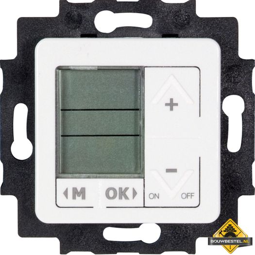Opus 1 tijdschakelklok helder wit