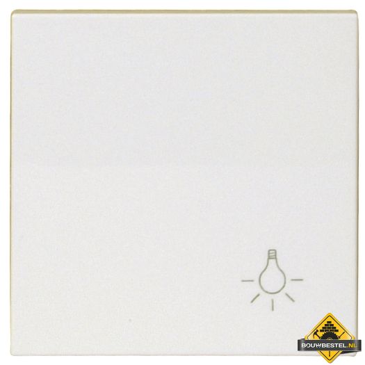 Opus 55 bedieningselement met licht symbool polarwit