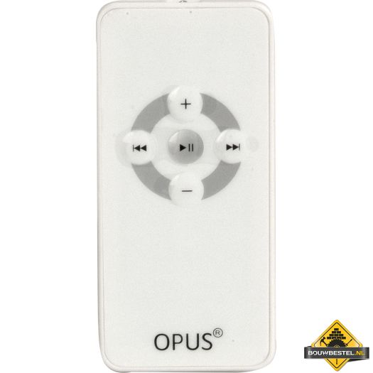 Opus 55 dockingstation met IR-afstandsbediening polarwit