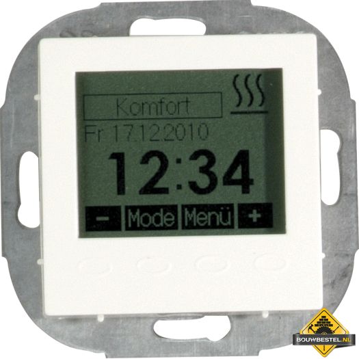 Opus 55 elektronische kamertemperatuurregelaar, tijdbestuurd polarwit