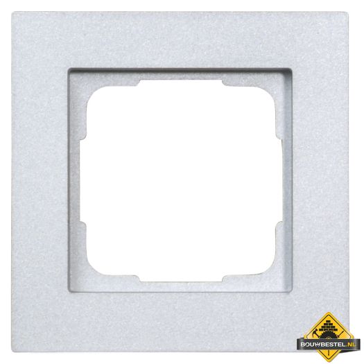 Opus 55 Fusion afdekraam Eenvoudig alu-zilver-zijdeglans