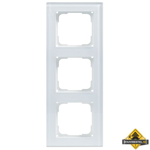 Opus 55 Fusion glas afdekraam 3-voudig wit