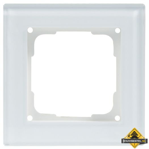 Opus 55 Fusion glas afdekraam Eenvoudig wit