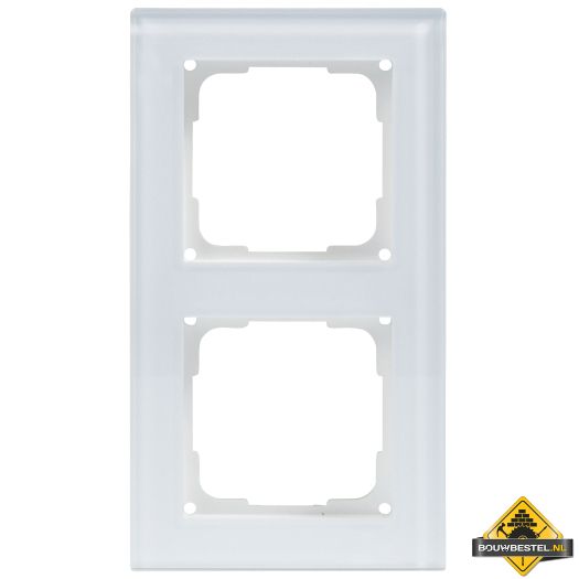 Opus 55 Fusion glas afdekraam Tweevoudig wit wit