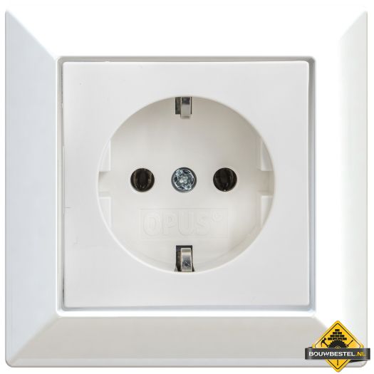Opus 55 geaarde contactdoos compleet InForm
