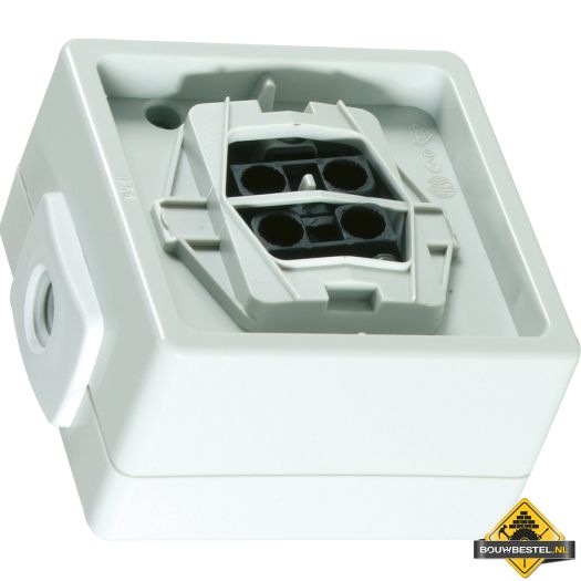 Opus Aqua multifunctionele schakelaar met lampmodules, licht grijs