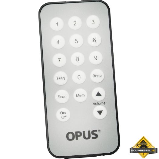 Opus IR- afstandsbediening voor inbouwradio