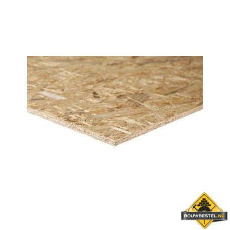 OSB plaat 15mm 2500x1250mm Recht Kant