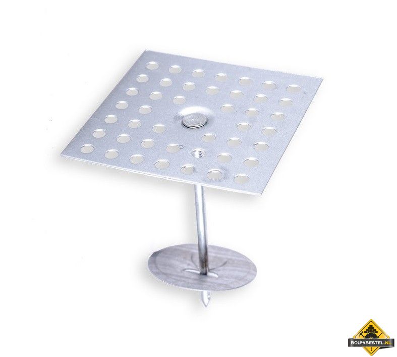 Plakpennen 140mm (x2.7mm) Plaat: 50x50mm