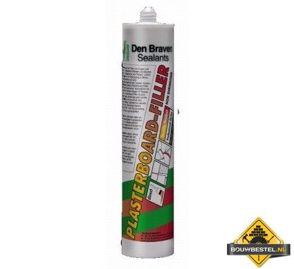 Zwaluw plasterboardfiller wit kkr 310ml