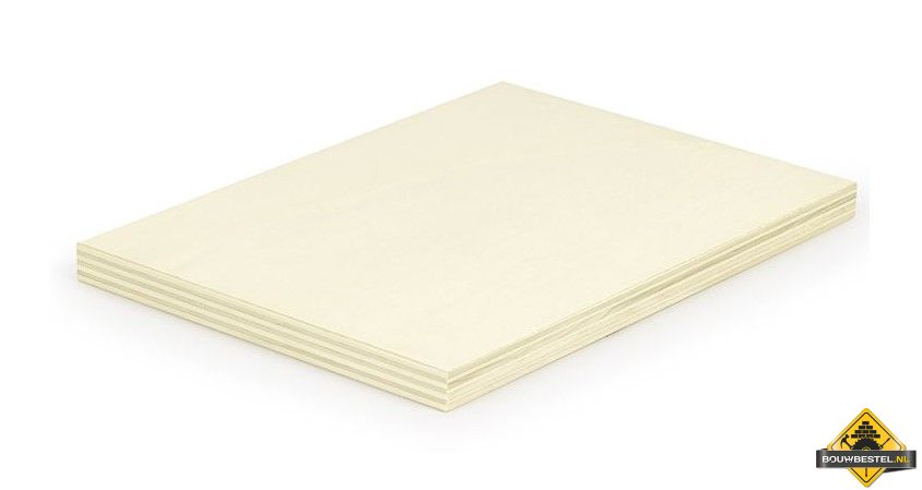 Populieren Multiplex B/BB - PEFC 153 x 310 cm Dikte: 18mm 9-laags - 27 platen