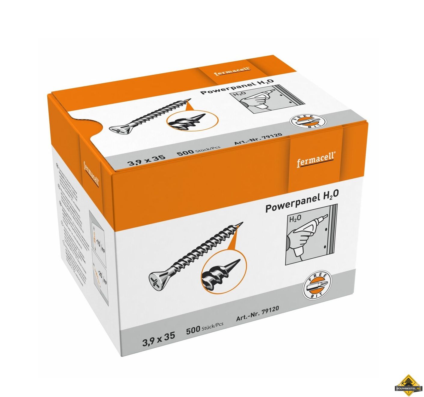 Fermacell Powerpanel H2O schroeven 3.9x35 mm doos 500 stuks