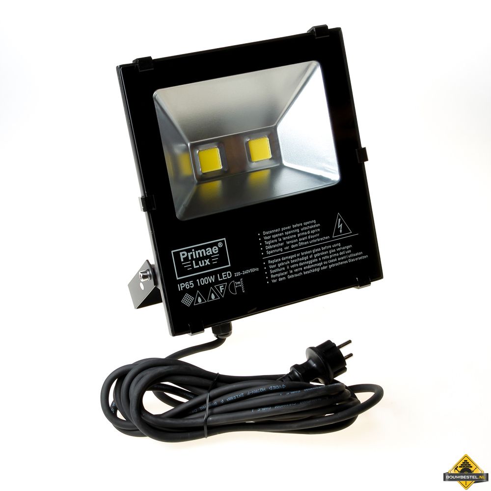 Primaelux Bouwlamp LED 100W lm Klasse II