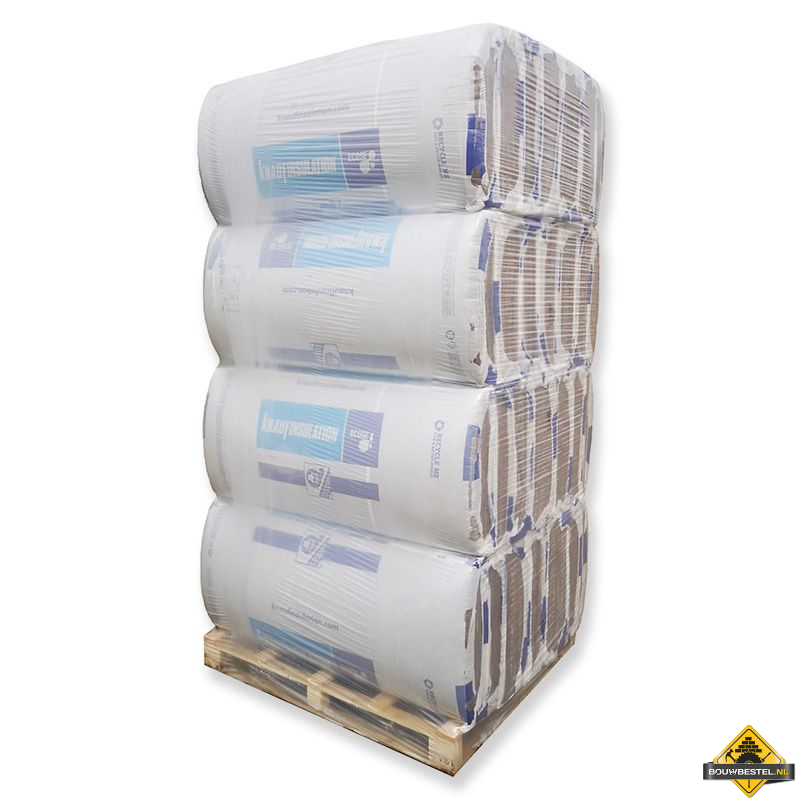 Knauf Acoustifit 1350x600x45mm Glaswolplaat - 12.96m2 / 16 platen per pak - 28 pakken = 362.88m2 - Palletvoordeel!!!